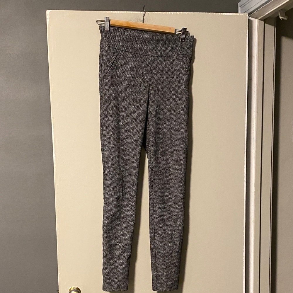 Suzy Shier Herringbone Tweed  pants M